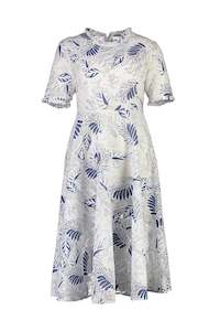 WORLD 4534 Proper Dress Navy Floral