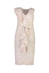 WORLD 4512 Spurious Dress Beige Star