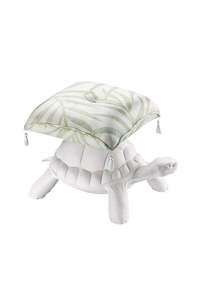 Clothing: Qeeboo Turtle Pouf White