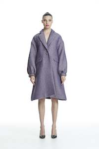 WORLD 4444 Connotation Coat Purple Gold Sparkle