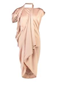 Clothing: WORLD 4378 Travolta Dress Dusky Pink