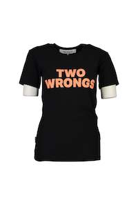 WORLD 4501 Two Wrongs T (Unisex) Black