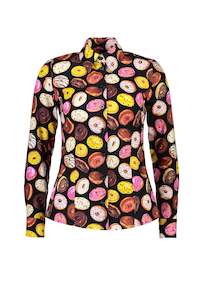 WORLD 4348 Saturday Night Shirt Donuts