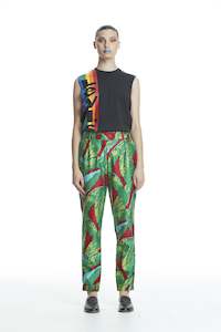 WORLD 4456 The Designer Pleat Trouser Tropical