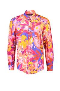 WORLDman 4405 Macho Man Shirt Pink Pattern