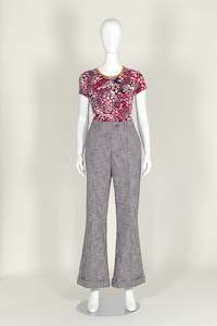 WORLD 4583 Nostalgia Trouser Pink Tweed