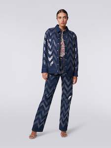 Missoni Denim Sequin Overshirt - DS24SC0E-BW00R9