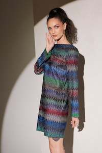 Missoni Long Sleeve Mini Dress - DS22WG3L