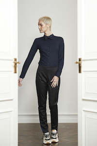 Clothing: WORLD 4597 Fond Shirt Navy Knit