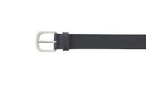 Clothing: WORLD Leather Belt Black