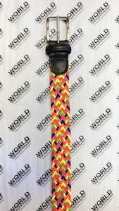 WORLD Stretch Webbing Belt - Fluoro 22