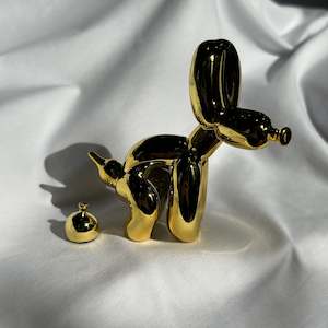 Balloon Dog Pooing Sculpture