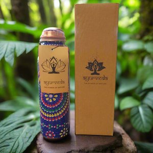 Ayurveda Copper Mandala Bottle 750 ml