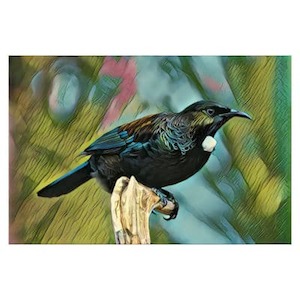 Tui Print on Glass