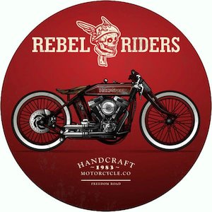 Motor Bike Glass Coaster set