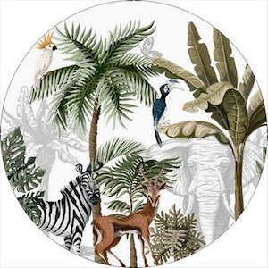 Jungle Glass Coaster Set of 6