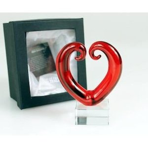 Glass Love Heart