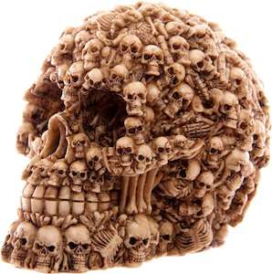 Skull with Multi Skeleton Design