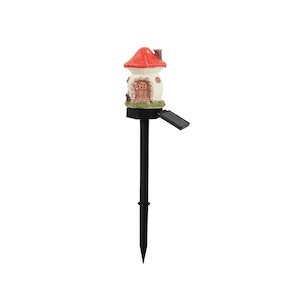 Fairy House Solar Light-Mushroom