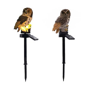 Garden Solar Light Owl on Stake