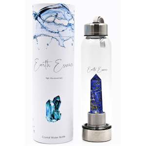 Crystal Water Bottle-Lapis Point