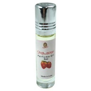 Kamini Perfume Oil 8ml Roll-On Bottle, Strawberry