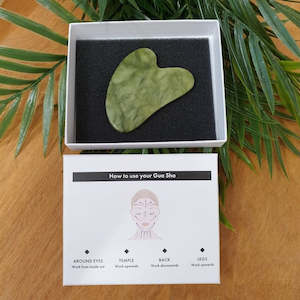 Heart 'Gua-Sha' Plate - Serpentine