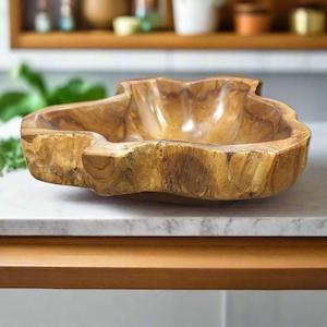 Cemong Rustic Teak Bowl 35cm