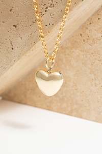 Signature Puff Heart Pendant - Large