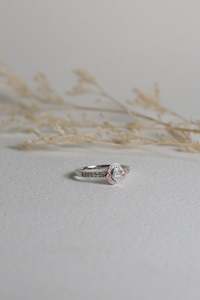 Jewellery: Arlo Pink & White Diamond Ring