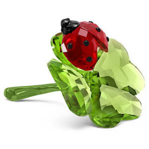 Jewellery: Swarovski Idyllia Ladybug and Clover