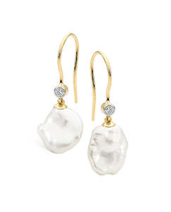 Cate Keshi Pearl Earrings