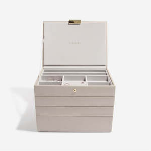 Jewellery Box Set Of 4 | Taupe