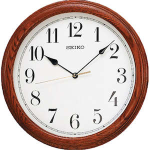 Seiko Wooden Wall Clock