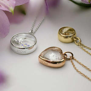 Jewellery: Stow Rose Gold Medium Heart Locket