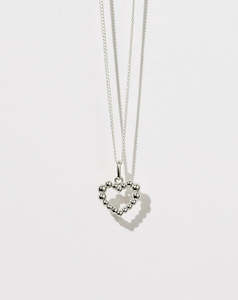 Meadowlark Fizzy Heart Charm Necklace