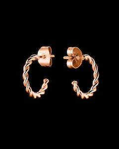 Rosefield Twisted Hoop Earrings