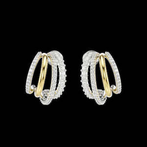 Swarovski Hyperbola Hoop Earrings