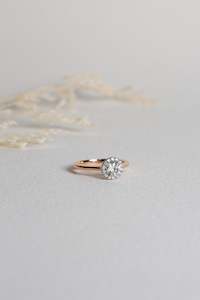 Muse Diamond Halo Ring