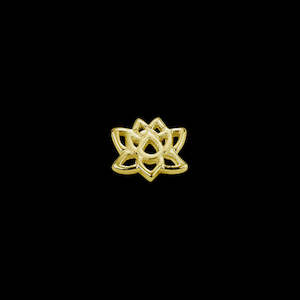 Gold Lotus Flower Charm - Enlightenment