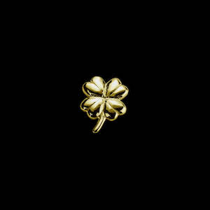 Gold Lucky Clover Charm - Good Fortune