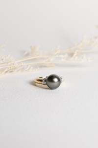 Elixir Pearl & Diamond Ring