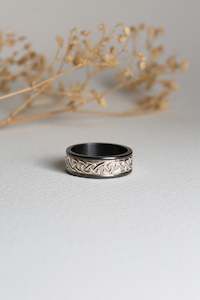 Jewellery: Conor Sterling Silver & Zirconium Band