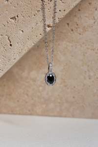 Harper Sapphire & Diamond Pendant