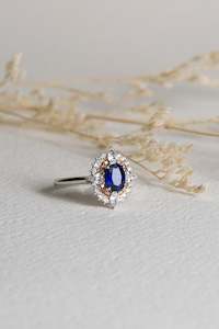 Matilda Sapphire & Diamond Ring