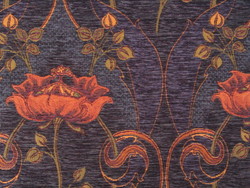 Soft furnishing wholesaling: PARIS Navy fabric per metre