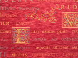 DULCIA - LATIN Claret fabric per metre