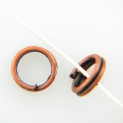 Antique Copper Split Ring 5mm