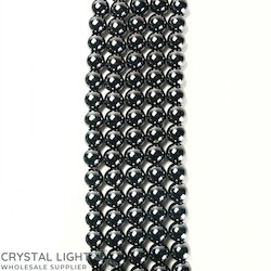 China, glassware and earthenware wholesaling: Hematite 8mm Round Beads