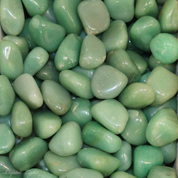 China, glassware and earthenware wholesaling: Aventurine Tumble 25-30mm